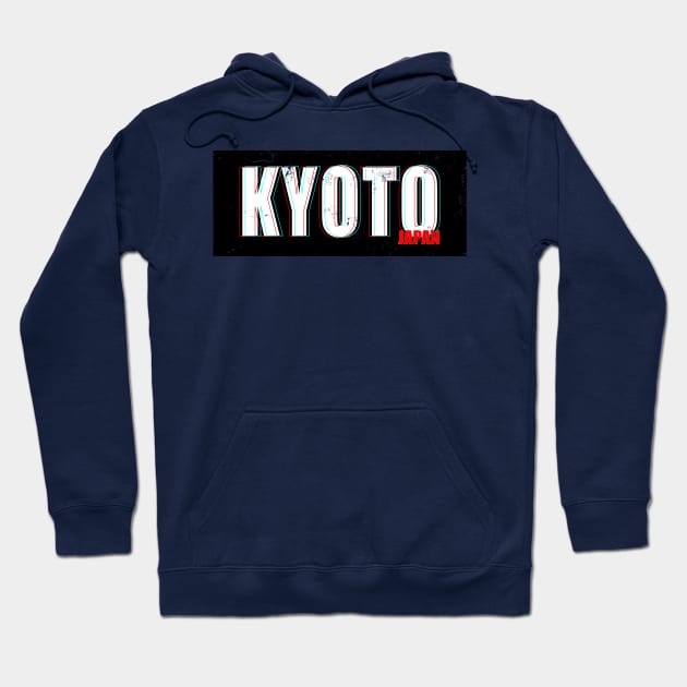 Kyoto, Japan Distorted Hoodie by TaliDe